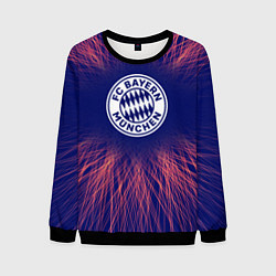 Свитшот мужской Bayern red energy, цвет: 3D-черный