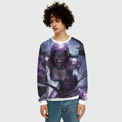 Свитшот мужской Милина без маски, цвет: 3D-белый — фото 2