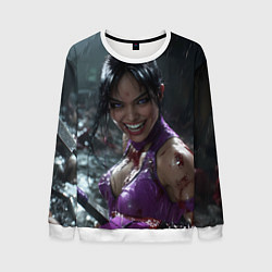 Свитшот мужской Счастливая Милина МК, цвет: 3D-белый