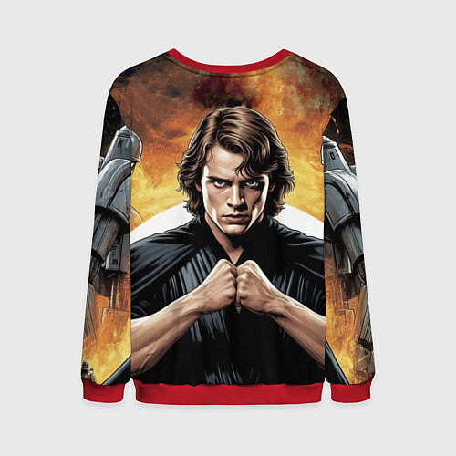 Мужской свитшот Энакин скайуокер star wars / 3D-Красный – фото 2