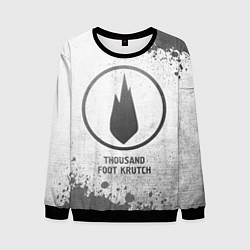 Свитшот мужской Thousand Foot Krutch - white gradient, цвет: 3D-черный