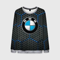 Свитшот мужской Bmw соты, цвет: 3D-меланж