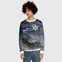 Свитшот мужской Символика Белобога - оберег, цвет: 3D-белый — фото 2