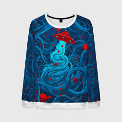 Свитшот мужской Контакт с хаосом, цвет: 3D-белый