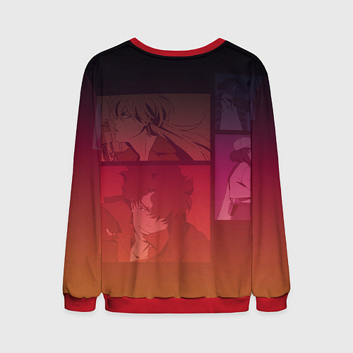 Мужской свитшот Lazarus Art / 3D-Красный – фото 2