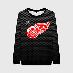 Мужской свитшот Детройт Ред Уингз - черные треугольники
