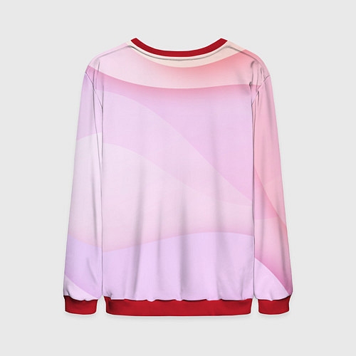 Мужской свитшот Билли Айлиш из линии - минимализм / 3D-Красный – фото 2