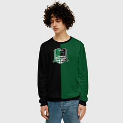 Свитшот мужской Смолов - ФК Краснодар, цвет: 3D-черный — фото 2