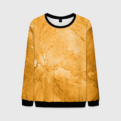 Свитшот мужской Абстракция - bright yellow, цвет: 3D-черный