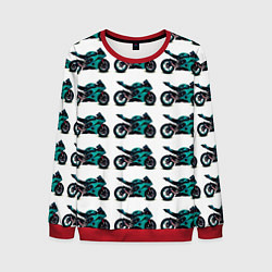 Мужской свитшот Motorbike light blue