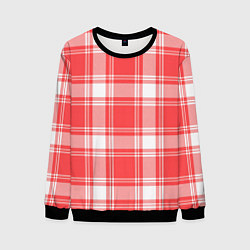 Мужской свитшот Checked red white