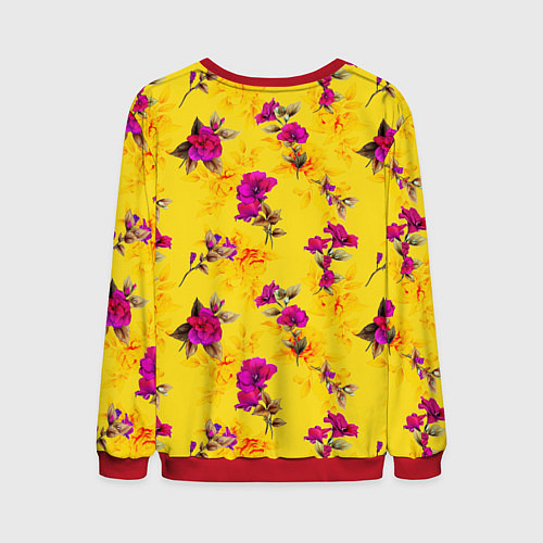 Мужской свитшот Lana Del Rey образ куклы / 3D-Красный – фото 2