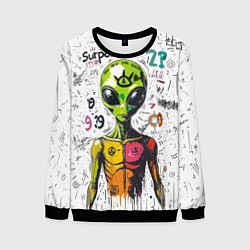 Свитшот мужской Вы не одиноки, цвет: 3D-черный