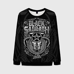 Свитшот мужской Black Sabbath - goat skull, цвет: 3D-черный