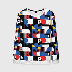 Мужской свитшот Геометрия букв