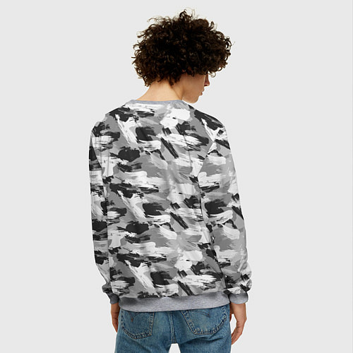 Мужской свитшот Гордость России ВДВ / 3D-Меланж – фото 4