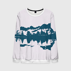 Мужской свитшот Лес и озеро