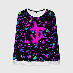 Свитшот мужской Doom цветные краски, цвет: 3D-белый