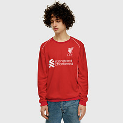 Свитшот мужской Диого Жота Ливерпуль домашняя форма, цвет: 3D-красный — фото 2