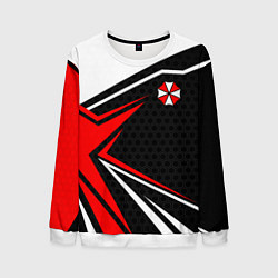 Свитшот мужской Umbrella - red uniform, цвет: 3D-белый