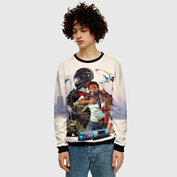 Свитшот мужской GTA Online, цвет: 3D-черный — фото 2
