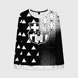 Свитшот мужской Barcelona geometry black, цвет: 3D-белый