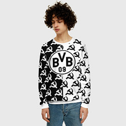 Свитшот мужской Borussia паттерн ссср, цвет: 3D-белый — фото 2