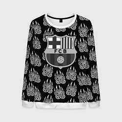 Свитшот мужской Barcelona лапы лес, цвет: 3D-белый
