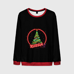 Свитшот мужской New year, цвет: 3D-красный