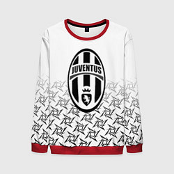 Свитшот мужской Ювентус паттерн ниндзя, цвет: 3D-красный