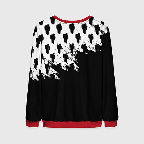 Мужской свитшот Juventus logo краски / 3D-Красный – фото 2