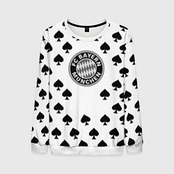 Свитшот мужской Bayern Mnchen пики, цвет: 3D-белый