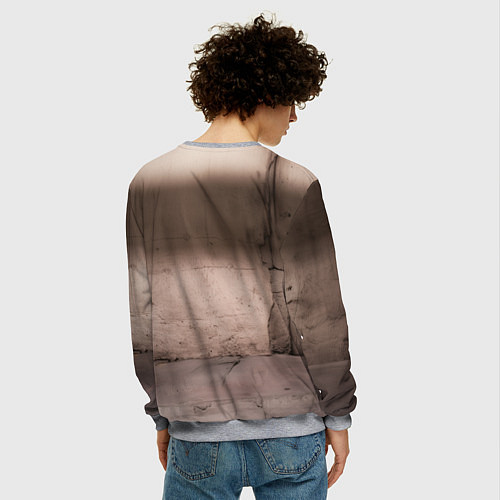 Мужской свитшот Мишок / 3D-Меланж – фото 4