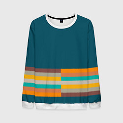 Мужской свитшот Индиго и шумовой градиент заката с текстурой