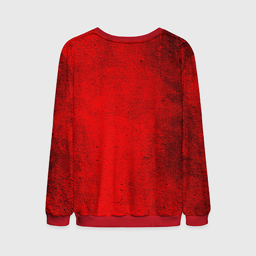 Мужской свитшот СССР - символика / 3D-Красный – фото 2