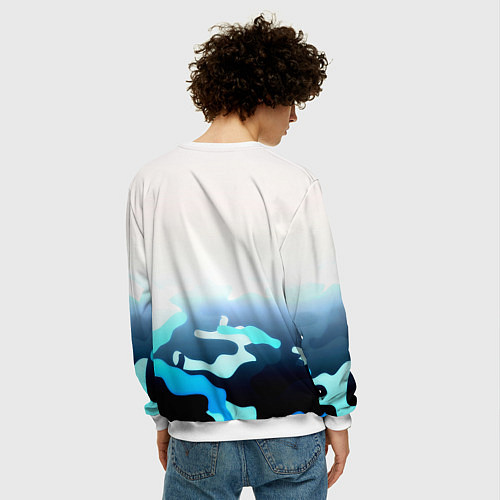 Мужской свитшот Бавария Мюнхен камуфляж / 3D-Белый – фото 4