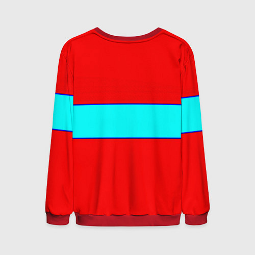 Мужской свитшот Бавария Мюнхен полосы линии / 3D-Красный – фото 2