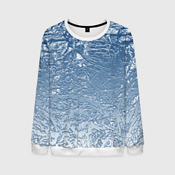 Свитшот мужской Налипший снег, цвет: 3D-белый