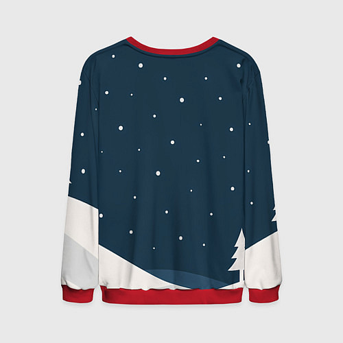 Мужской свитшот Время мечтаний 2026 / 3D-Красный – фото 2