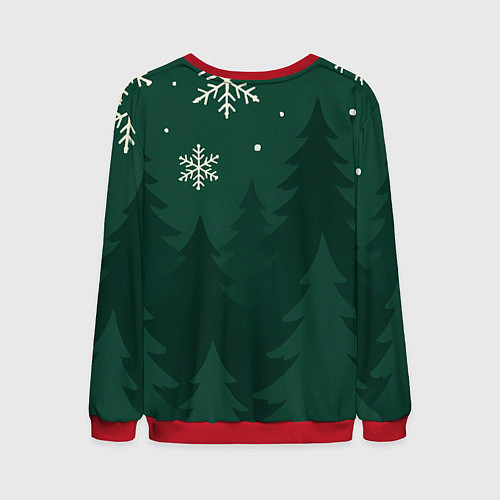 Мужской свитшот Счастья в 2026 году / 3D-Красный – фото 2