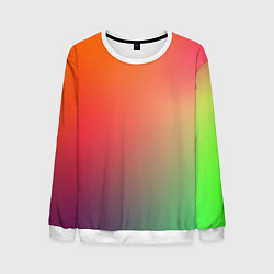 Свитшот мужской Color multicolored, цвет: 3D-белый