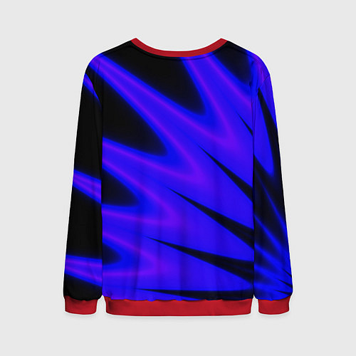 Мужской свитшот Neon is multicolored / 3D-Красный – фото 2