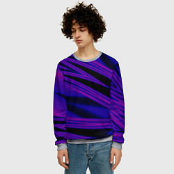 Свитшот мужской Color multi-colored neon, цвет: 3D-меланж — фото 2