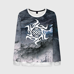 Мужской свитшот Славянский символ оберег белобог