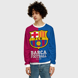 Свитшот мужской Barca Football, цвет: 3D-белый — фото 2