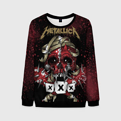 Свитшот мужской Metallica: XXX, цвет: 3D-черный