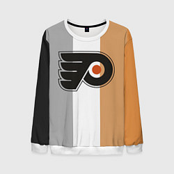 Свитшот мужской Philadelphia Flyers, цвет: 3D-белый
