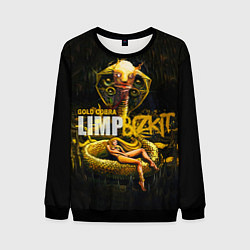 Свитшот мужской Gold Cobra: Limp Bizkit, цвет: 3D-черный