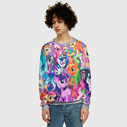 Свитшот мужской My Little Pony, цвет: 3D-меланж — фото 2