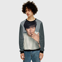 Свитшот мужской Lee Min Ho, цвет: 3D-черный — фото 2